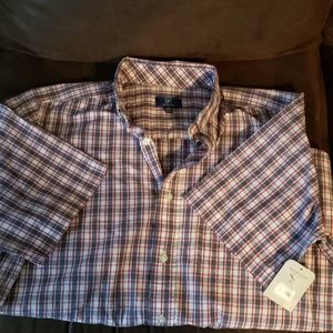 BNWT George Men's short sleeve dress shirt
